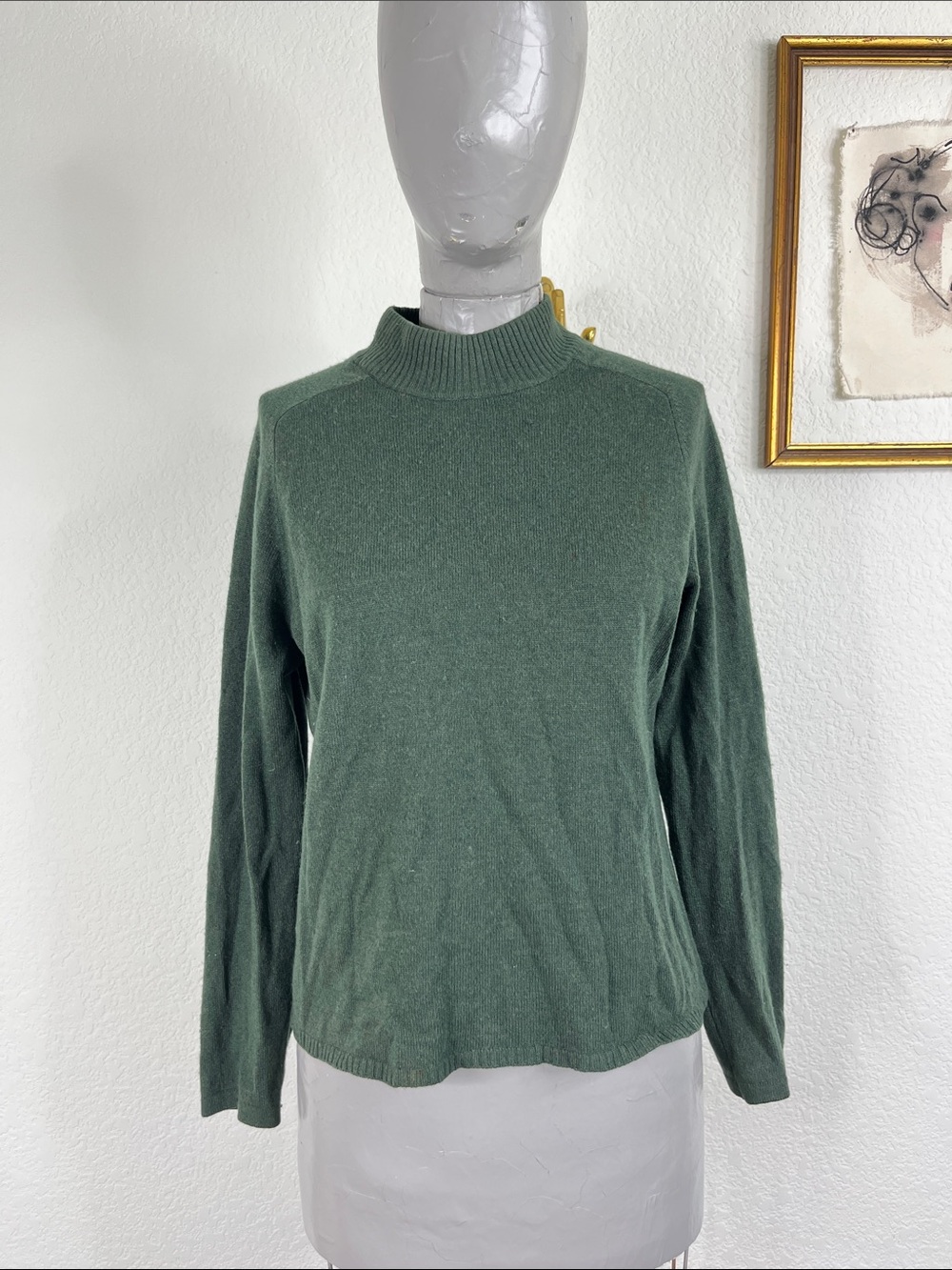 VTG Wendy B Cashmere Mockneck Sweater